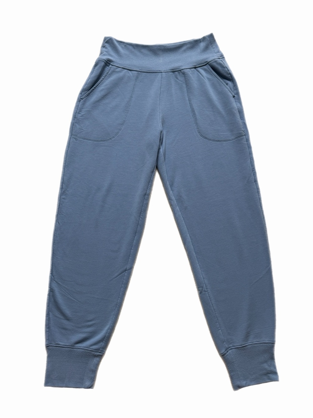 Athleta Coaster Luxe High Rise Jogger M Pastel Blue Pants